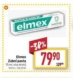 Billa Elmex zubní pasta nabídka