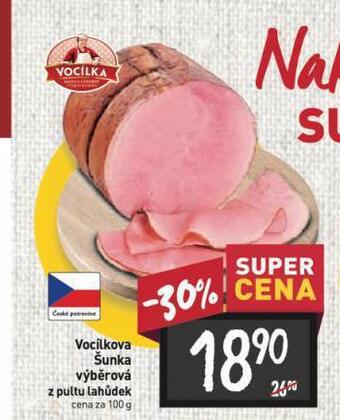 Billa Vocílkova šunka nabídka