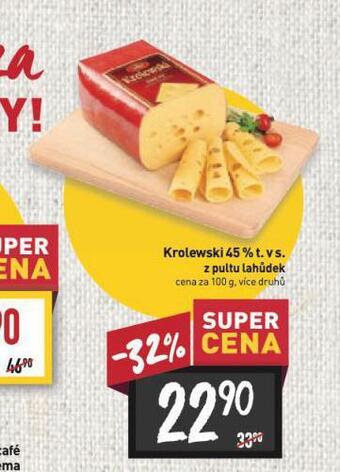 Billa Krolewski sýr nabídka