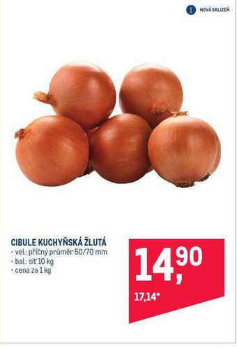 Makro Cibule kuchyňská žlutá nabídka