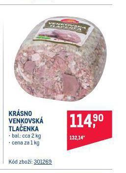Makro Venkovská tlačenka nabídka