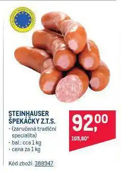 Makro Steinhauser špekáčky nabídka