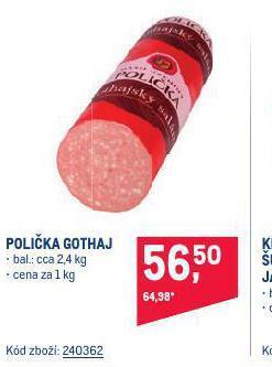 Makro Polička gothaj nabídka