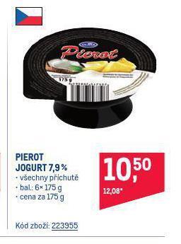 Makro Pierot jogurt nabídka