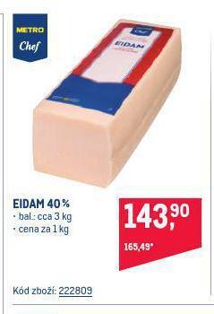 Makro Eidam sýr nabídka