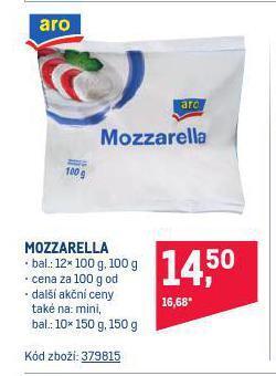Makro Mozzarella sýr nabídka