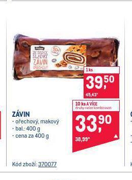 Makro Závin nabídka