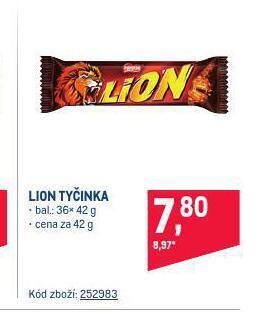 Makro Lion tyčinka nabídka