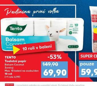 Kaufland Tento toaletní papír nabídka
