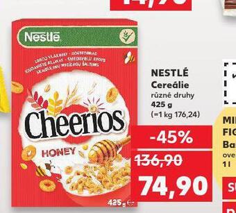 Kaufland Nestlé cereálie nabídka