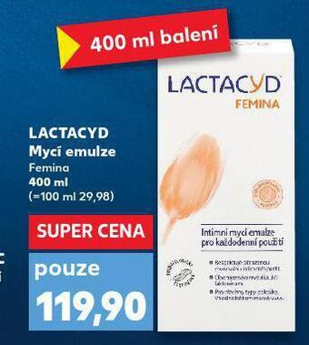Kaufland Lactacyd mycí emulze nabídka