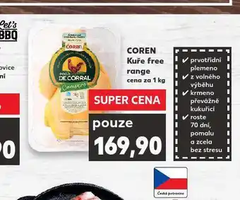 Kaufland Kuře free range nabídka