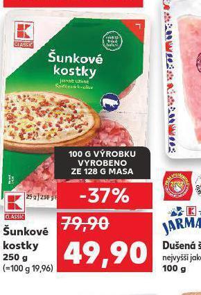 Kaufland Šunkové kostky nabídka