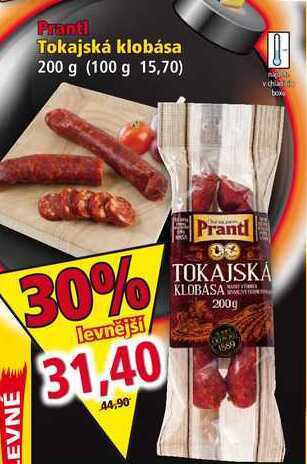 Norma Prantl tokajská klobása 200 g nabídka