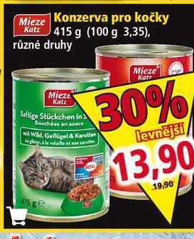 Norma Mieze konzerva pro kočky katz 415 g nabídka