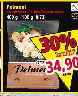 Pelmeni s vepřovým / s hovězím masem 400 g