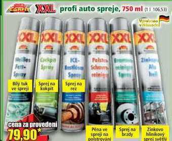 Norma Profi auto spreje, 750 ml nabídka