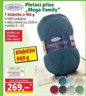 Norma Pletací příze ,,mega family" nabídka
