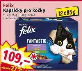 Norma Felix kapsičky pro kočky 12x 85 g nabídka