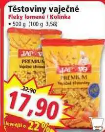 Norma Těstoviny vaječné fleky lomené / kolinka 500 g nabídka