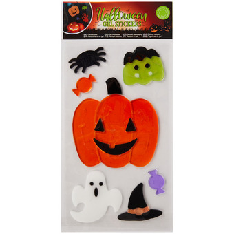 Action Halloweenské gelové samolepky nabídka