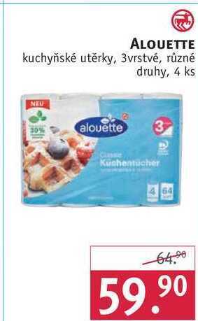 Rossmann Alouette kuchyňské utěrky, 4 ks nabídka