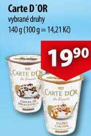 CBA Carte d´or smetanový dezert, 140 g nabídka