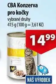 CBA Cba konzerva pro kočky kousky, 415 g nabídka