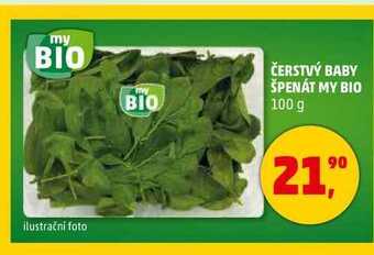 Penny Market Čerstvý baby špenát my bio, 100 g nabídka