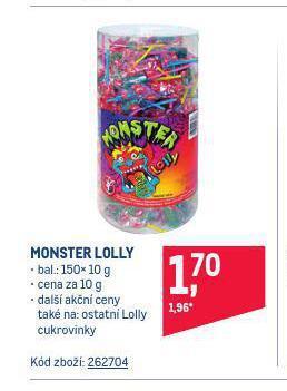 Makro Monster lolly nabídka