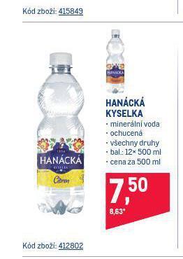 Makro Hanácká kyselka nabídka