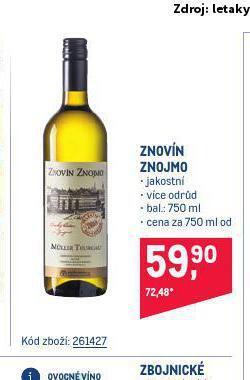 Makro Znovín znojmo nabídka