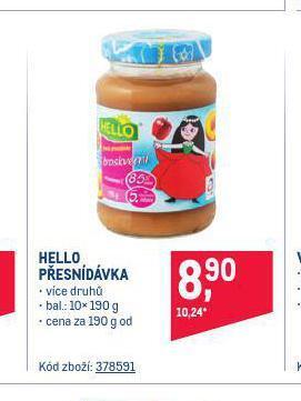 Makro Hello přesnídávka nabídka
