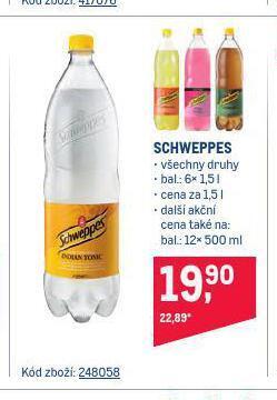 Makro Schweppes nabídka