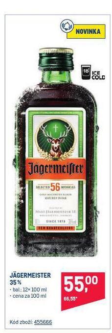 Makro Jagermeister nabídka