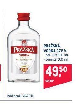 Makro Pražská vodka nabídka