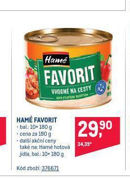 Makro Hamé favorit nabídka