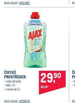 Makro Ajax čisticí prostředek nabídka