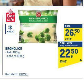 Makro Brokolice nabídka