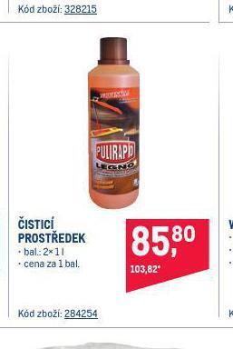 Makro Pulirapid čisticí prostředek nabídka