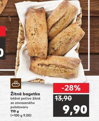 Kaufland Žitná bagetka nabídka
