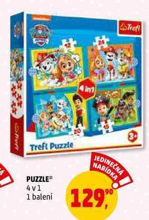 Penny Market Puzzle 4v1, 1 balení nabídka