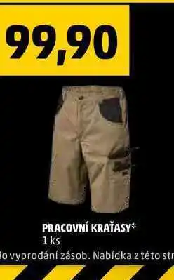 Penny Market Pracovní kraťasy, 1 ks nabídka