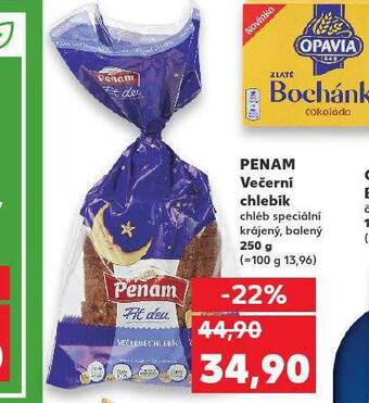 Kaufland Penam večerní chlebík nabídka