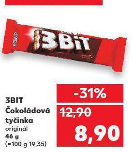 Kaufland 3bit čokoládová tyčinka nabídka