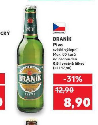 Kaufland Pivo braník nabídka