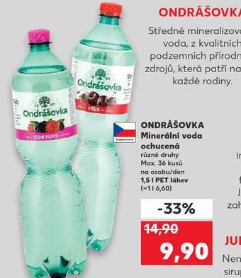 Kaufland Ondrášovka ochucená nabídka