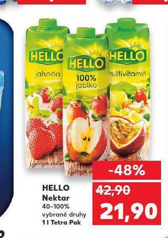 Kaufland Hello nektar nabídka