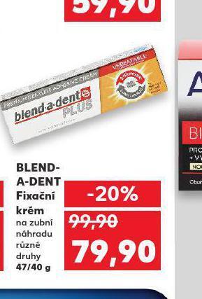 Blend a dent fixační krém