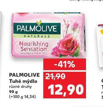 Kaufland Palmolive tuhé mýdlo nabídka